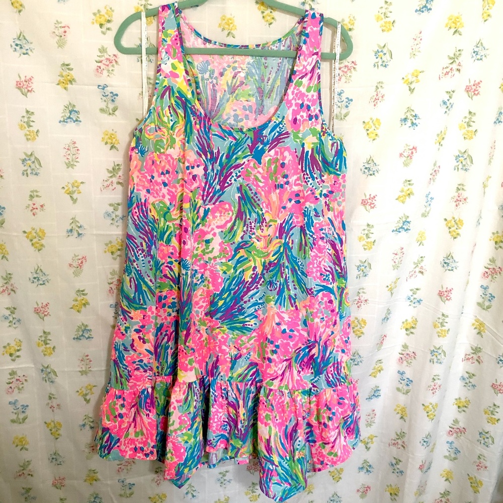 XL Lilly Pulitzer Fansea Pants Hampton Tank Dress